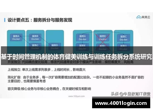 基于时间管理机制的体育健美训练与训练任务拆分系统研究